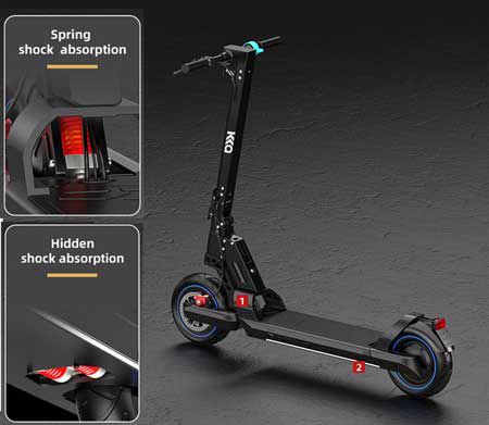 Système d'absorption des chocs multiples